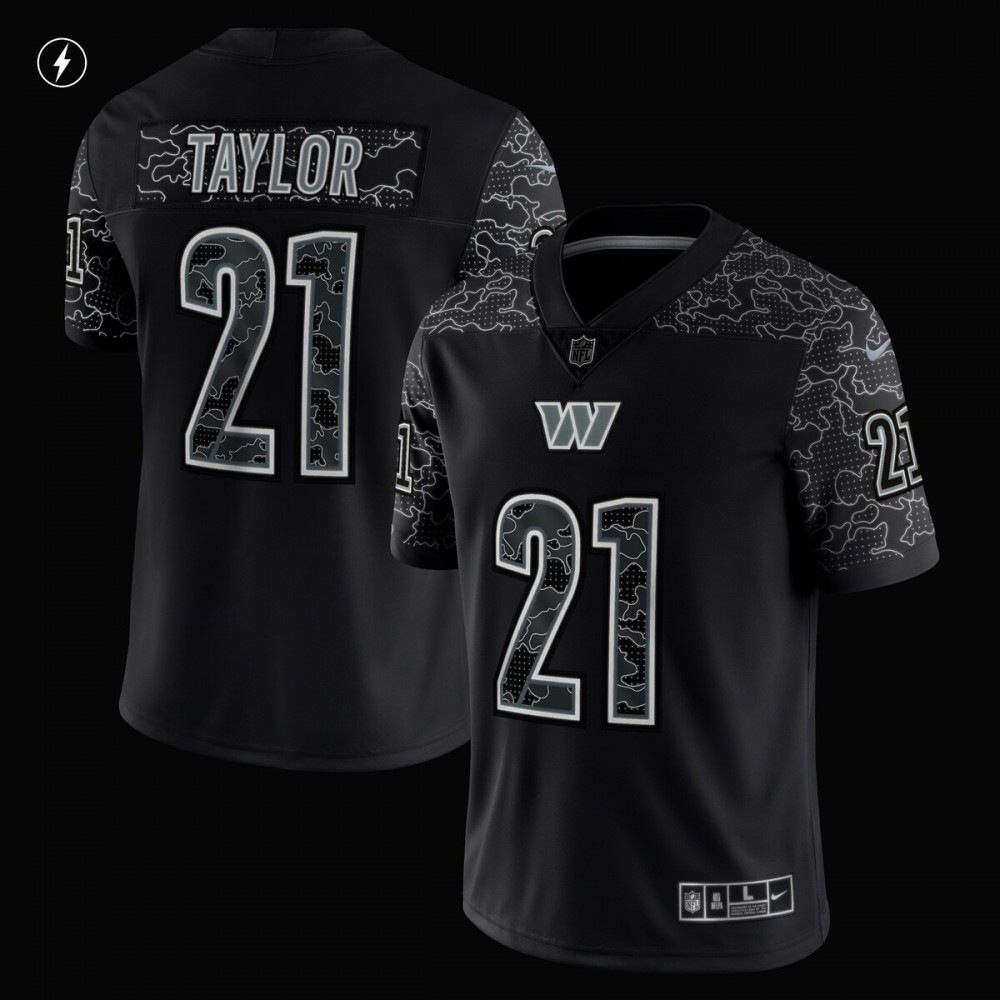 Sean Taylor Washington Commanders Nike Retired Player RFLCTV Limited Jersey - Black-GridironStore
